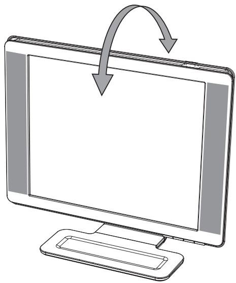 COMPAQ W2408 - Adjusting the Tilt - 1