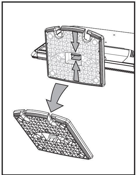 COMPAQ W2408 - Removing the column base - 1