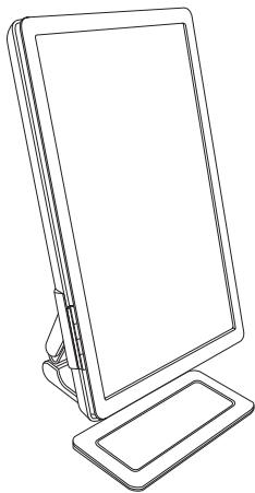 COMPAQ W2408 - Pivoting the Monitor (Select Models Only) - 6