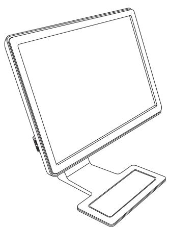 COMPAQ W2408 - Pivoting the Monitor (Select Models Only) - 5