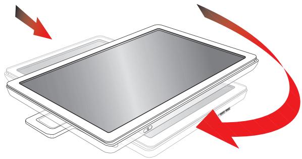 COMPAQ W2558HC - Folding the Double-Hinged Monitor - 4