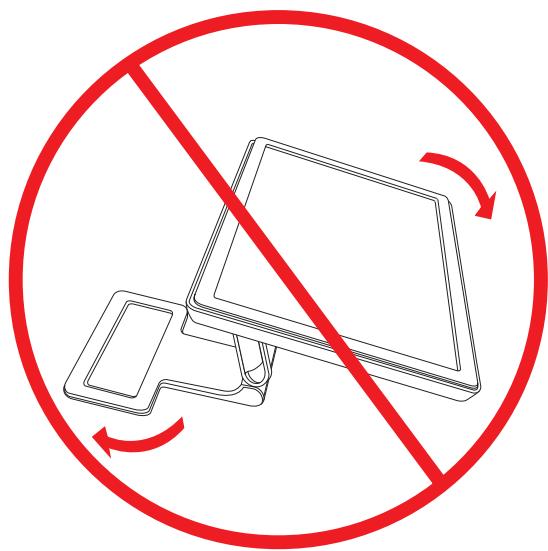 COMPAQ W2558HC - Adjusting the Tilt - 3