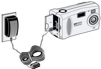 COMPAQ 215 - To connect an AC power adapter: - 1