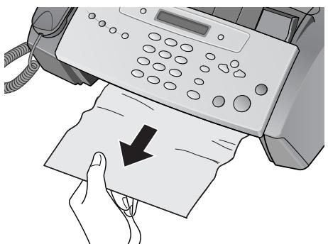 COMPAQ 1010 FAX - if the paper is jammed in the printing area - 1