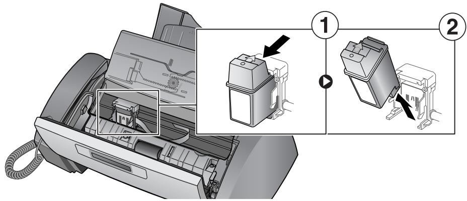 COMPAQ 1010 FAX - replace the print cartridge - 1