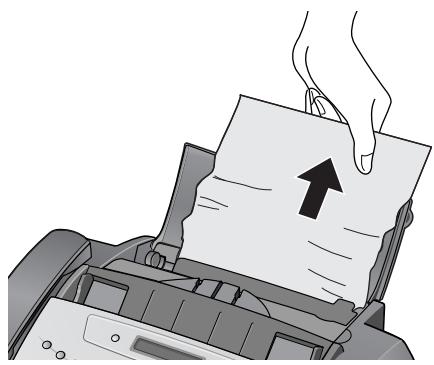 COMPAQ 1010 FAX - if the paper is jammed in the paper feed area - 1