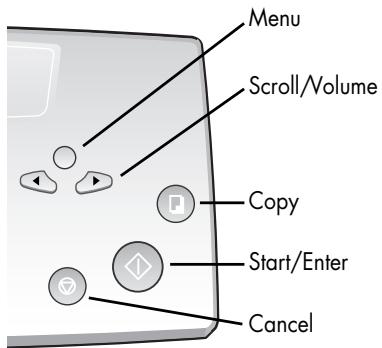 COMPAQ 1010 FAX - menu buttons - 1