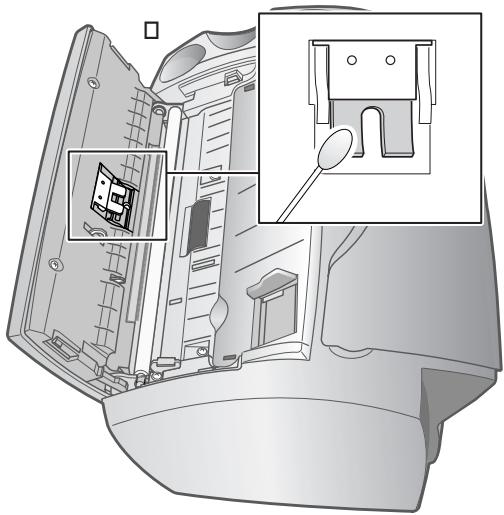 COMPAQ 1010 FAX - clean the document scanner area - 2