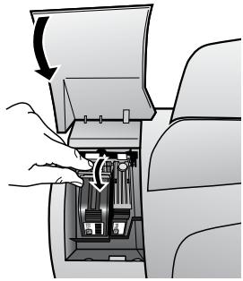 COMPAQ 1230 FAX - Remplacement des cartouches d'impression - 4