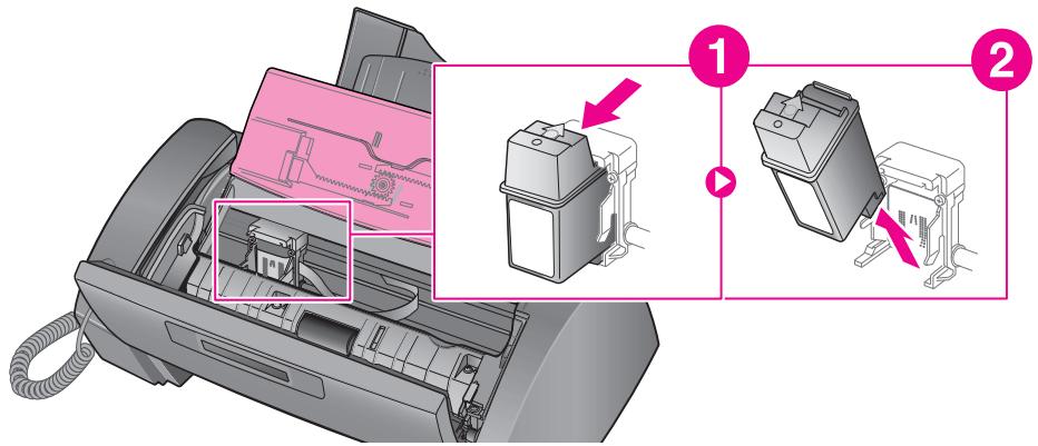 COMPAQ 1040 - Replace the print cartridge - 3