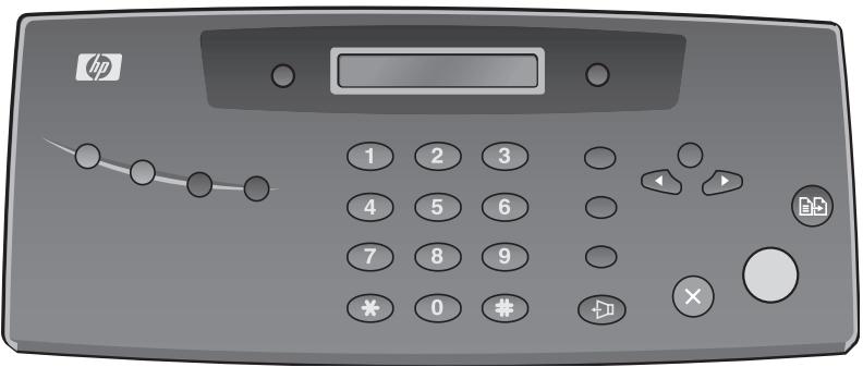 COMPAQ 1040 - Control Panel of HP FAX - 1