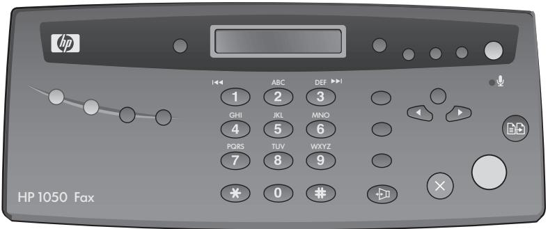 COMPAQ 1040 - Control Panel of HP FAX - 2
