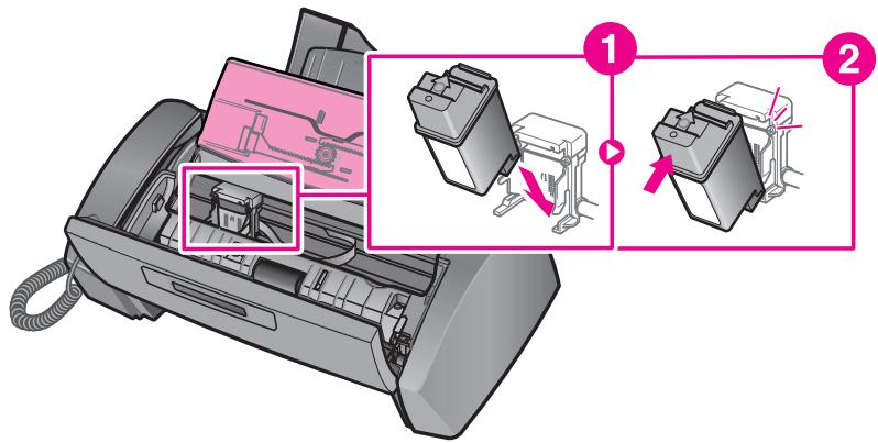 COMPAQ 1040 - Replace the print cartridge - 4