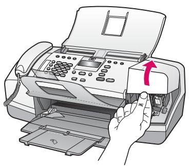 COMPAQ 1250 - Ouvrez la porte d'accès aux cartouches d'impression - 1