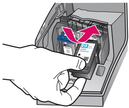 COMPAQ 1250 - Insérez la cartouche d'impression noire - 1