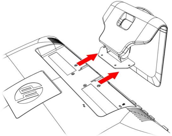 COMPAQ 2010 - Preparing the monitor for wall-mounting - 2
