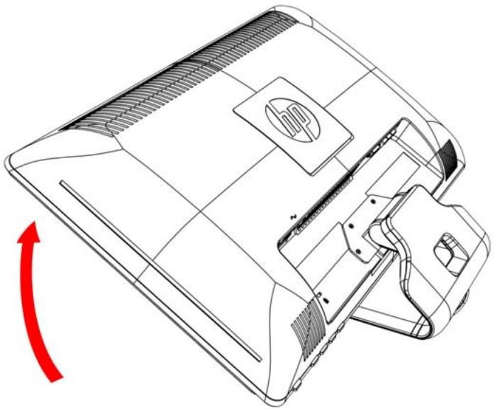 COMPAQ 2010 - Preparing the monitor for desktop use - 2