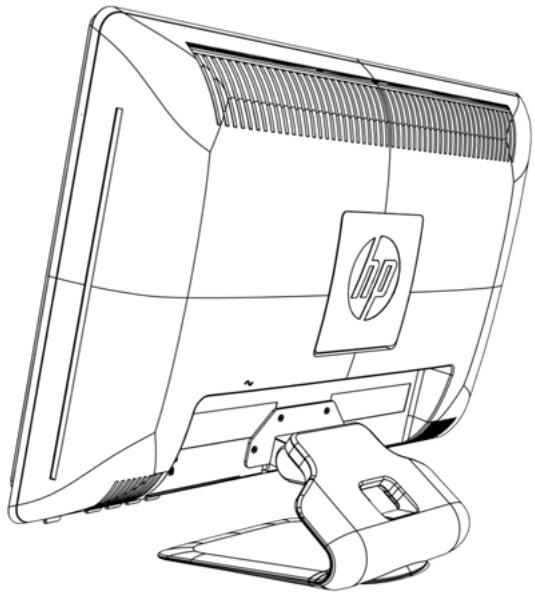 COMPAQ 2210 - Preparing the monitor for desktop use - 3