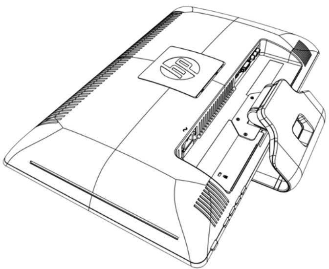 COMPAQ 2210 - Preparing the monitor for desktop use - 1