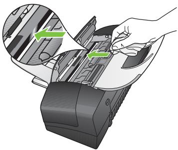 COMPAQ 3100 - Nettoyage de la bande de verre située à l'intérieur du bac d'alimentation automatique - 3