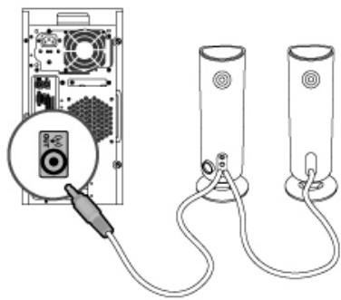 COMPAQ 7600 - Tall Speakers with Base - 2
