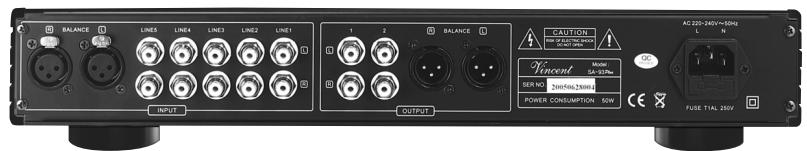 VINCENT SA-93 PLUS - Sensibilité d'entrée: - 1