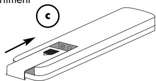 VINCENT SA-96 - Remplacement/insertion des piles - 3