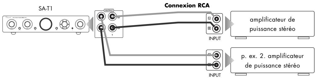 VINCENT SA-T1 - Raccordement à un ou à plusieurs amplificateurs de puissance - 1
