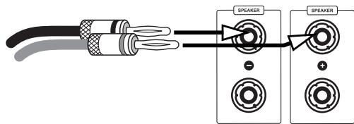 VINCENT SP-998 - Branchement des haut-parleurs - 2