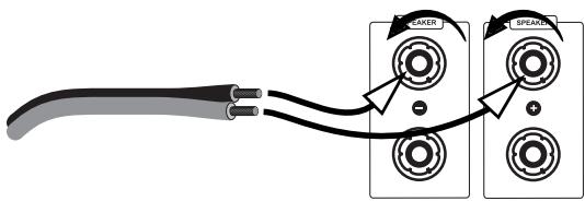 VINCENT SP-998 - CONNECTION OF THE LOUDSPEAKERS - 1
