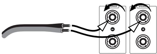 VINCENT SP-998 - Branchement des haut-parleurs - 1