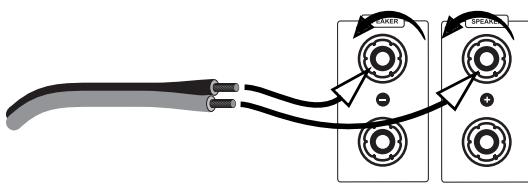 VINCENT SP-998 - ANSCHLUSS DER LAUTSPRECHER - 1