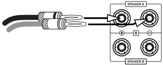 VINCENT SV-234 - CONNECTION OF THE LOUDSPEAKERS - 2