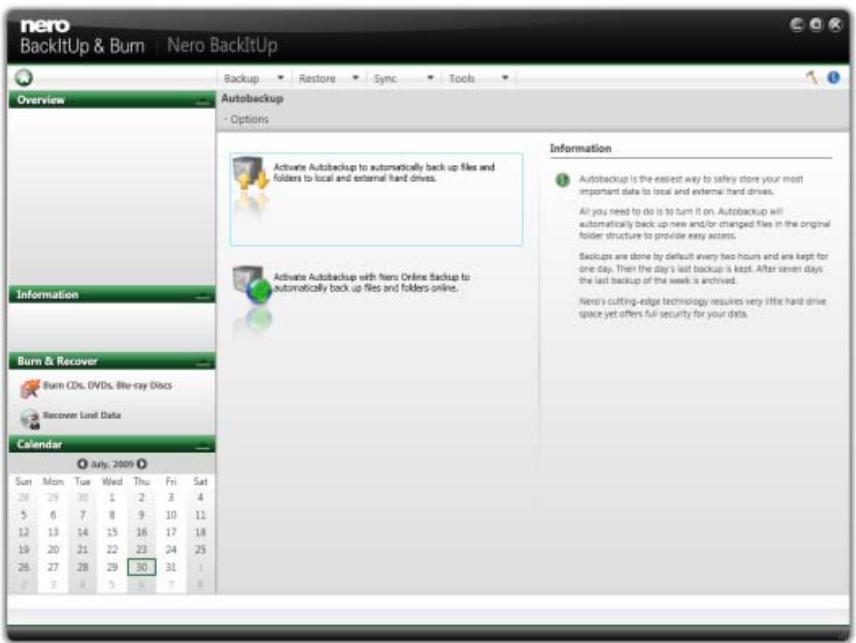 NERO BACKITUP AND BURN - Storing Online With Autobackup - 3