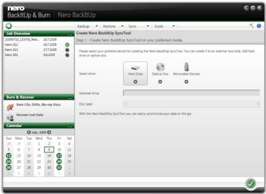NERO BACKITUP AND BURN - Creating Standalone Nero BackItUp SyncTool - 1