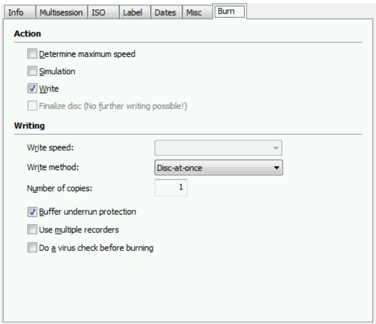 NERO BURNING ROM - Burn Tab - 1