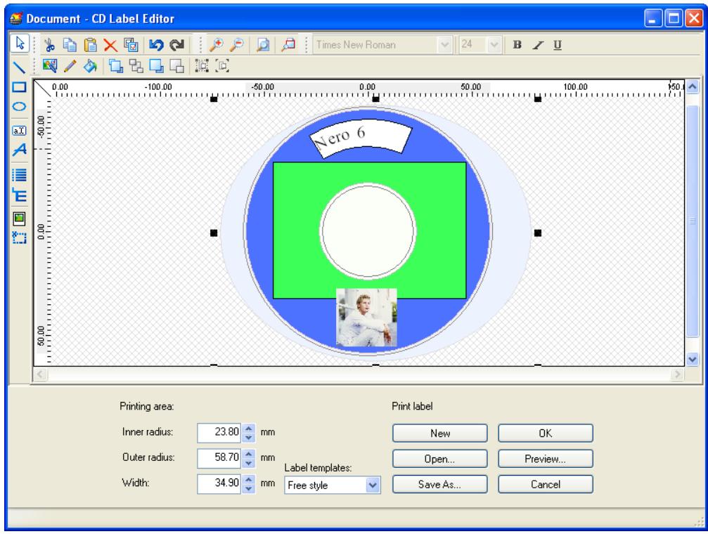 NERO BURNING ROM 6 - Creating a compilation, and burning and printing LightScribe labels - 16