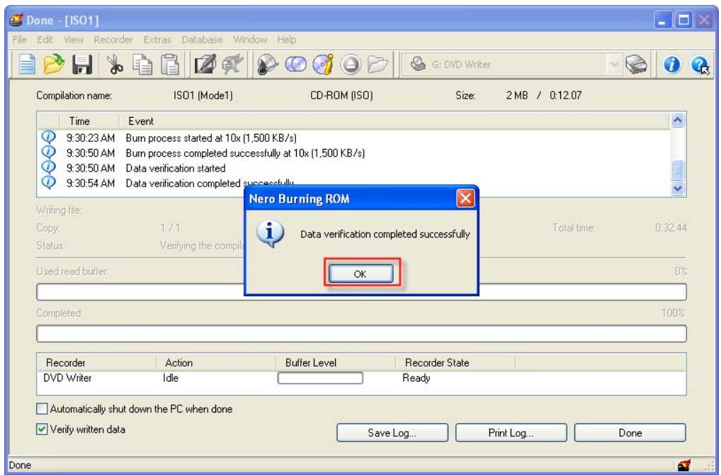 NERO BURNING ROM 6 - Creating a compilation, and burning and printing LightScribe labels - 27