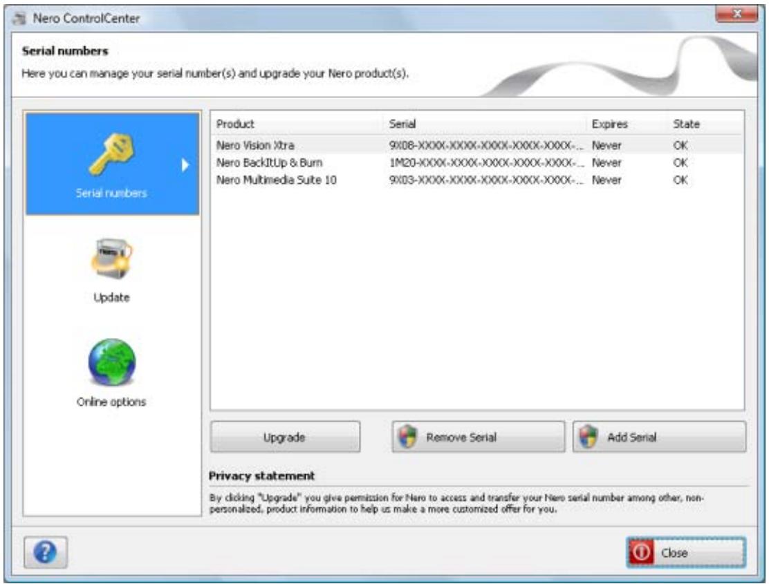 NERO CONTROLCENTER MULTIMEDIA SUITE 10 - Serial Number - 1