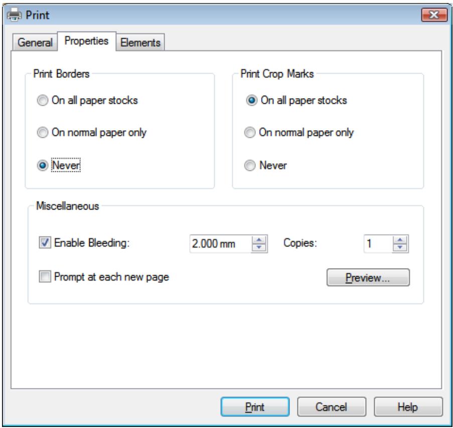 NERO COVERDESIGNER MULTIMEDIA SUITE 10 - Properties Tab - 1