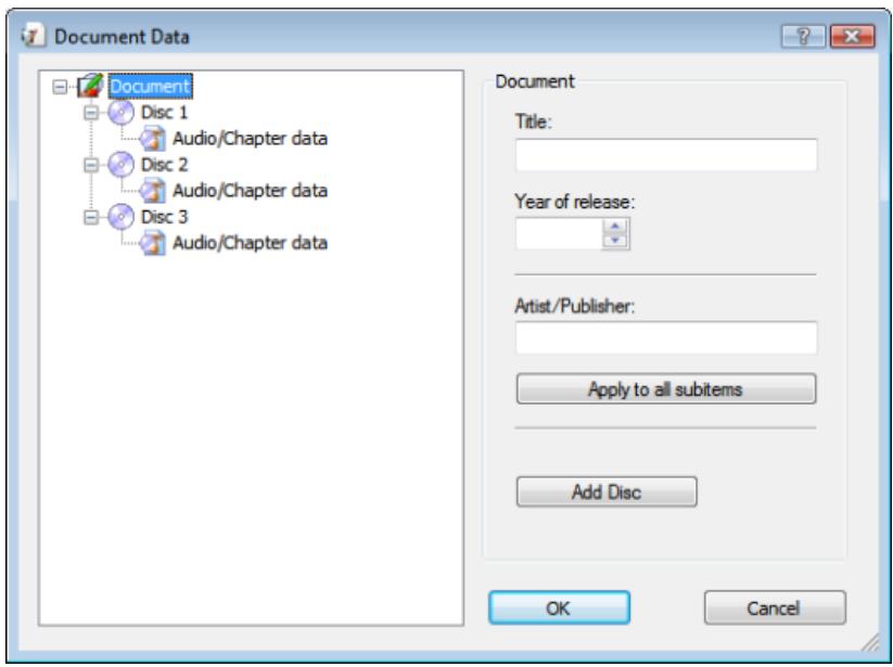 NERO COVERDESIGNER MULTIMEDIA SUITE 10 - Document Data Window - 3