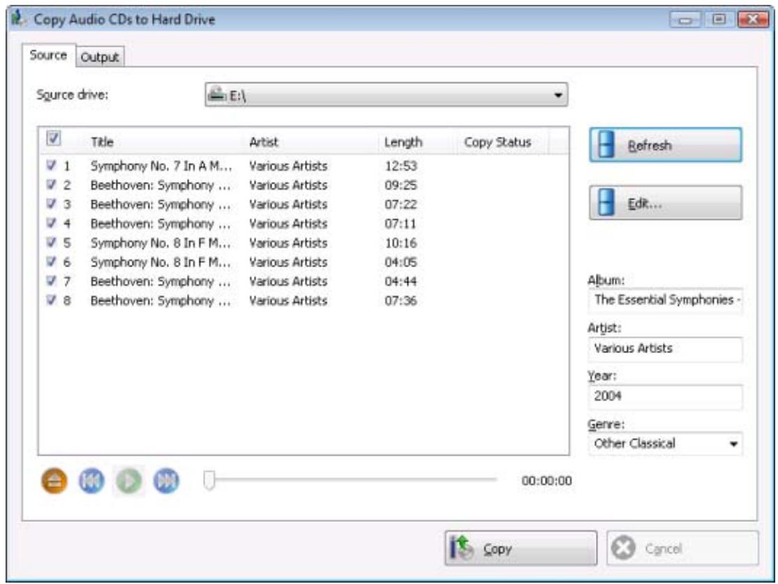 NERO EXPRESS 9 - Copy Audio CDs to Hard Drive - 1