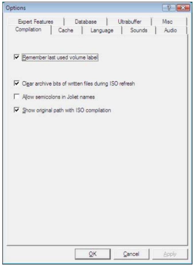 NERO EXPRESS 9 - Configuration options - 1