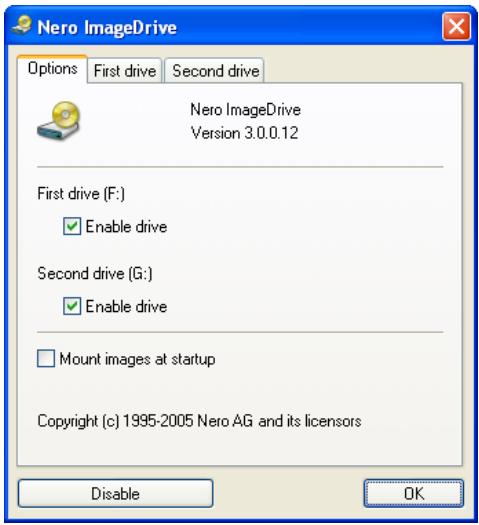 NERO IMAGEDRIVE - Program interface - 1