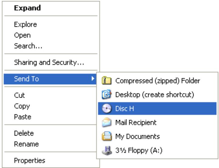 NERO INCD4 - Copying data to a disc formatted using InCD - 2