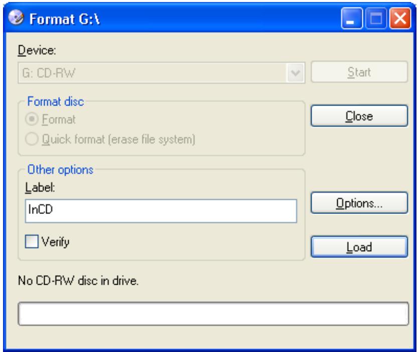 NERO INCD4 - Loading a disc - 3