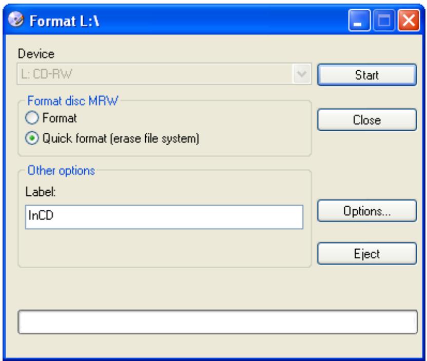 NERO INCD4 - Quick formatting - 4