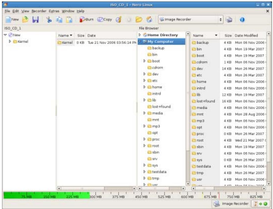 NERO LINUX 3 - Compiling Data CDs/DVDs - 4