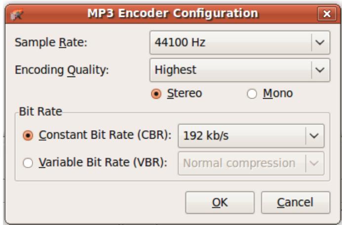 NERO LINUX EXPRESS 4 - Encoding Options - 2