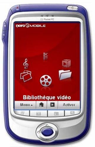 NERO MOBILE - Menus principaux - 1